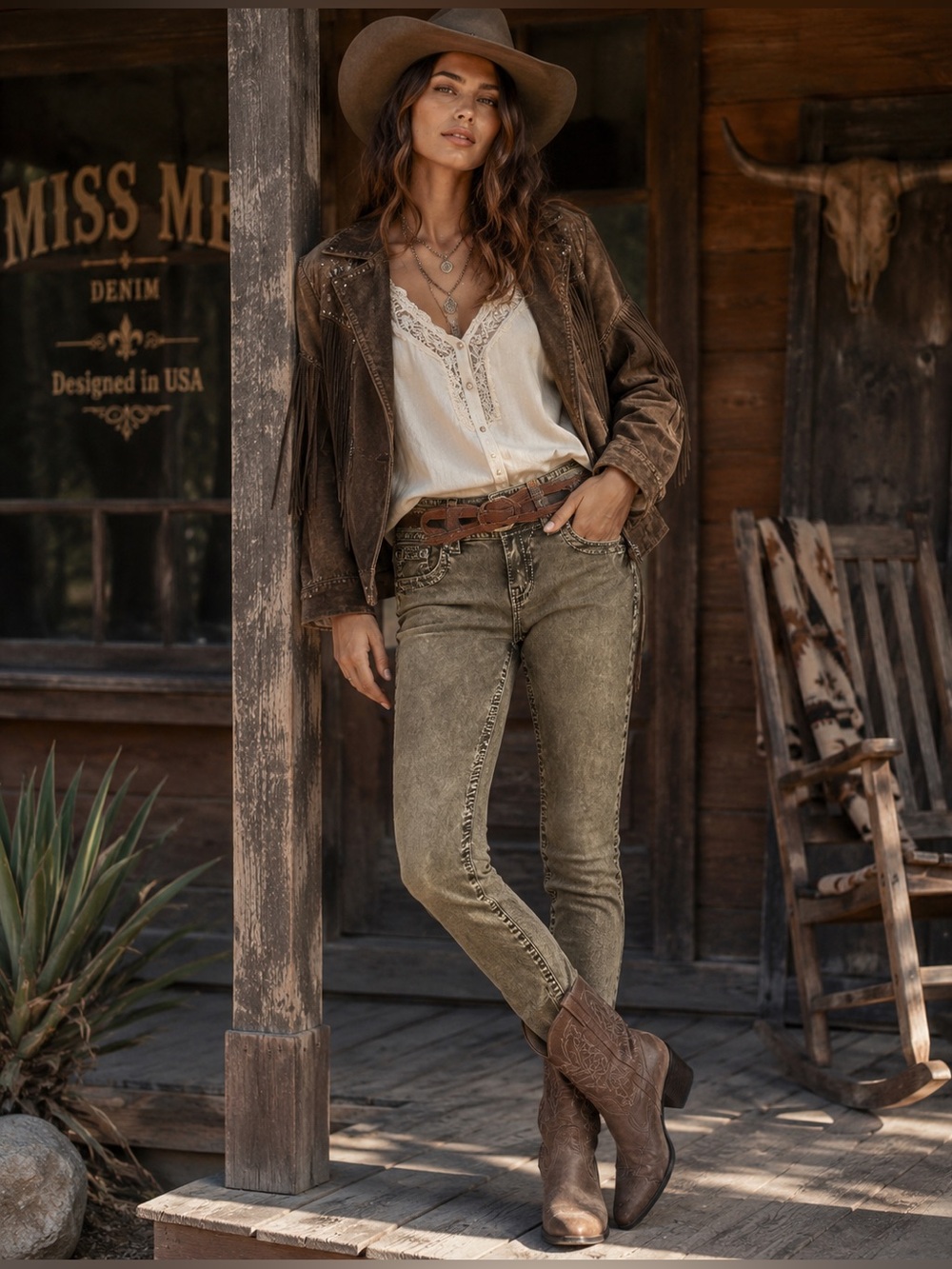 MISS ME TP5724S1 Skinny Designed in USA 🇺🇸 Olive Green Jeans Acid Wash Size 28